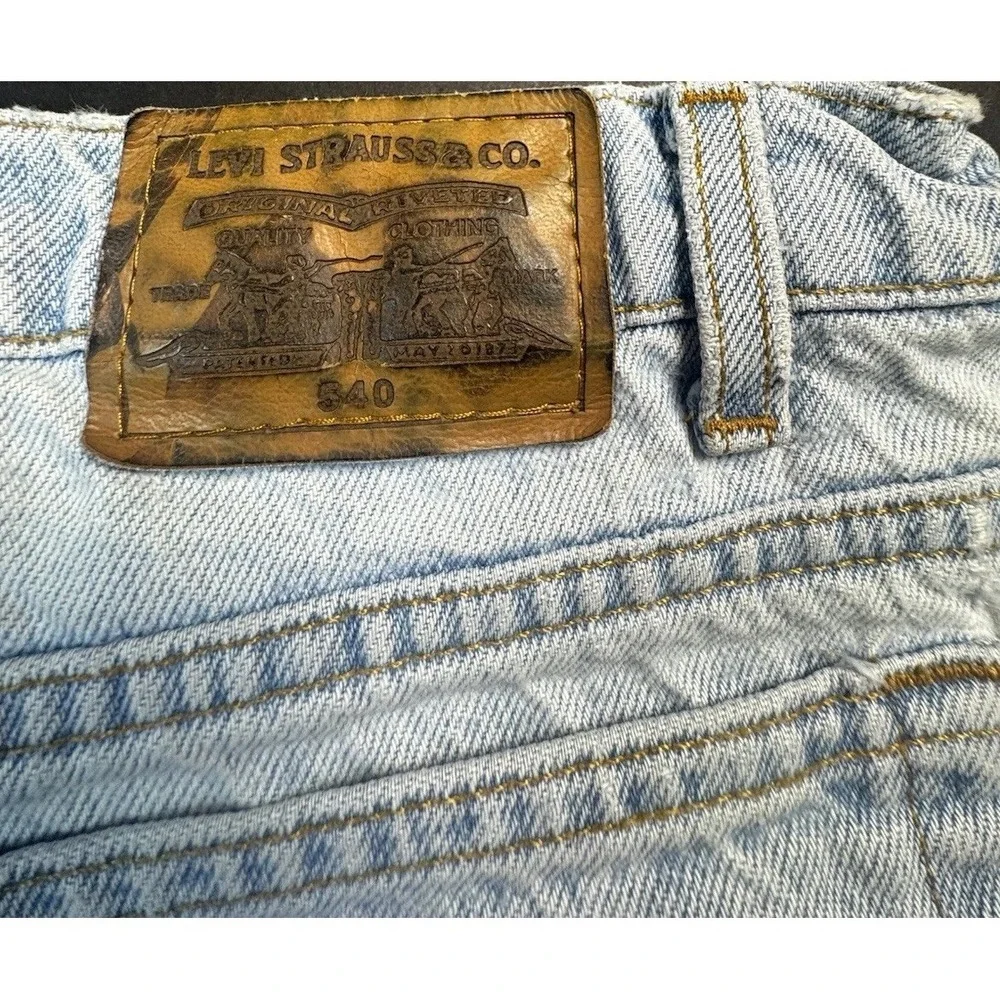 VTG‎ 90s Levi's 540 Orange Tab Relaxed Fit Jeans Mens 35x30 Mexico Distressed